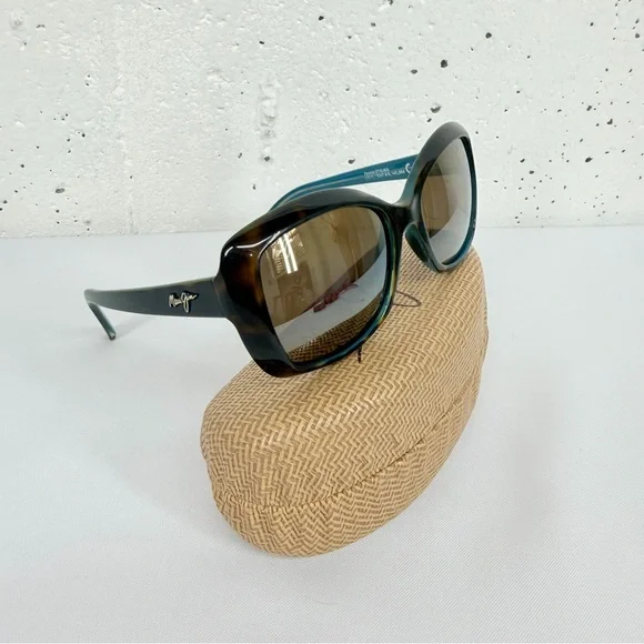 Maui Jim Orchid sunglasses Tortoise and Peacock Sunglasses READ - Picture 1 of 16